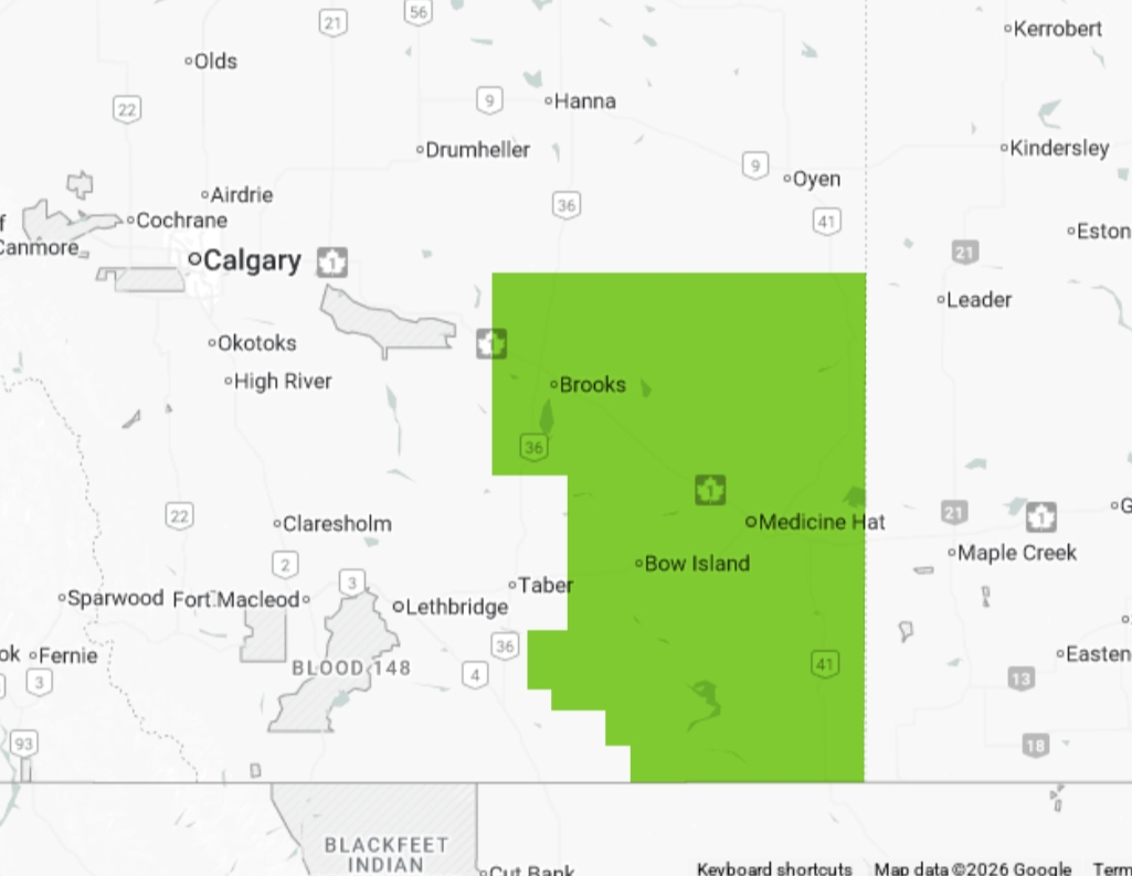Alberta Service Coverage Zone